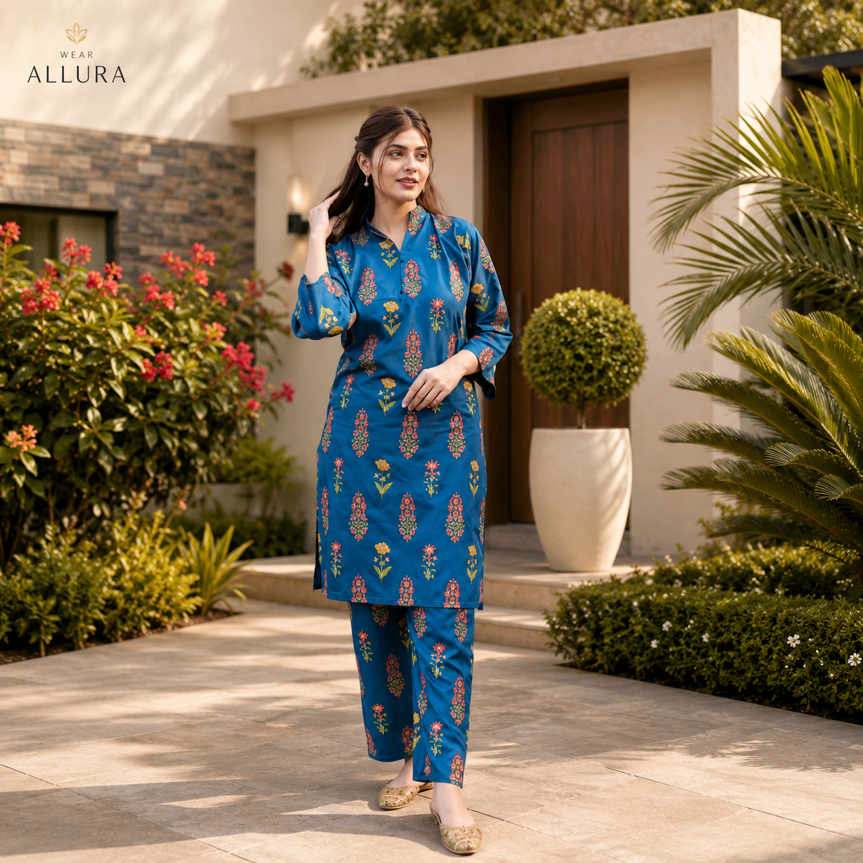 Summer Linen Lawn suit