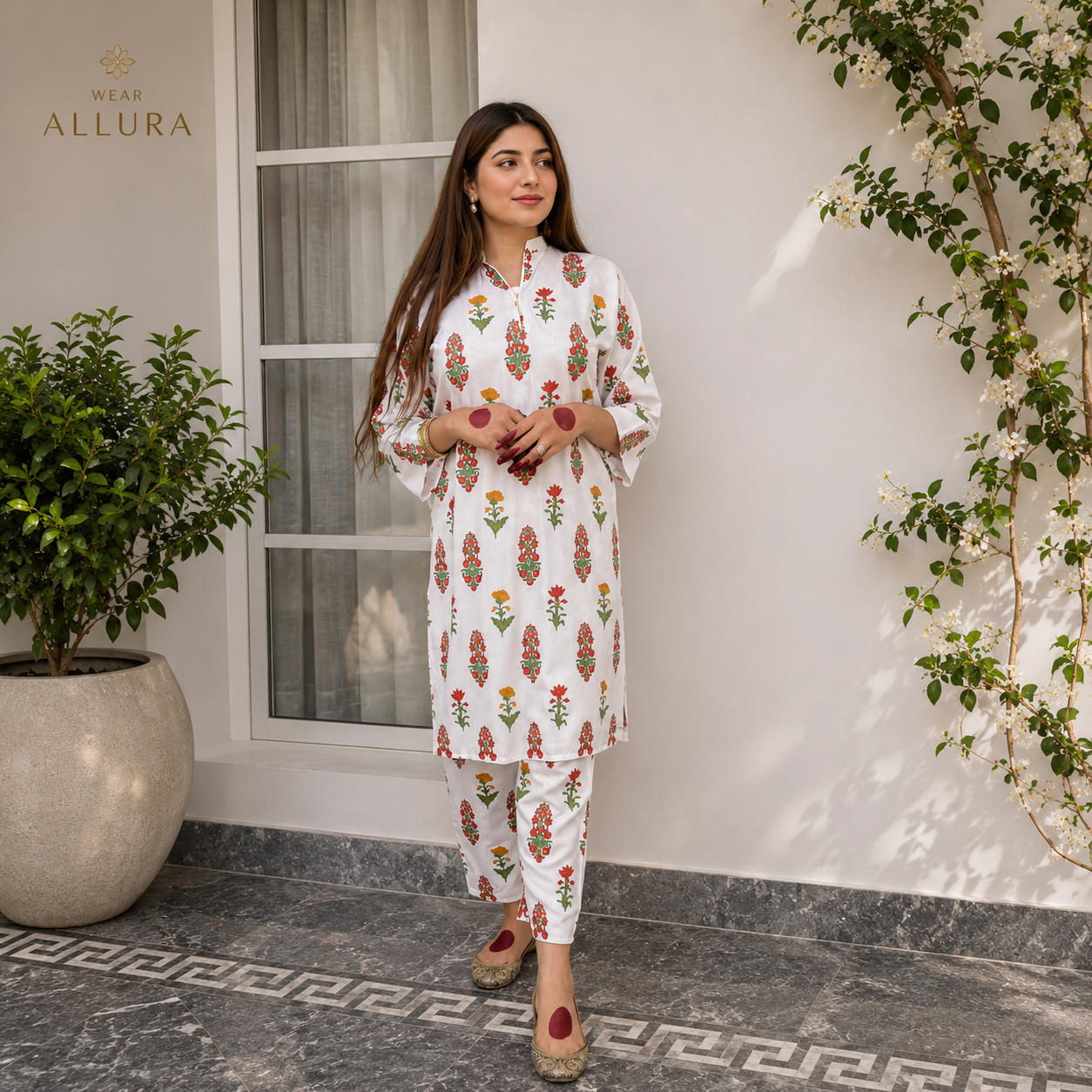 Summer Linen Lawn suit